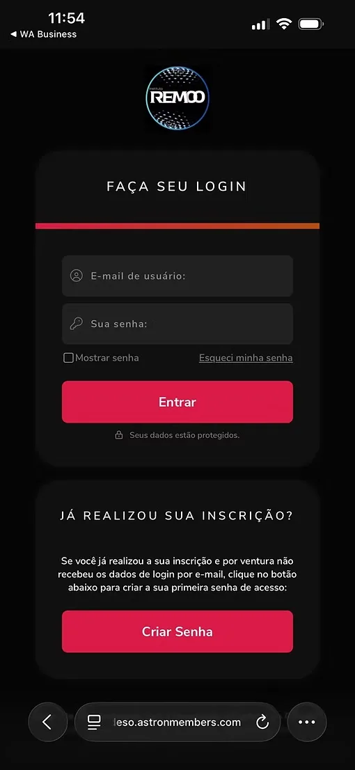 Aluno acompanhado pelo suporte no WhatsApp